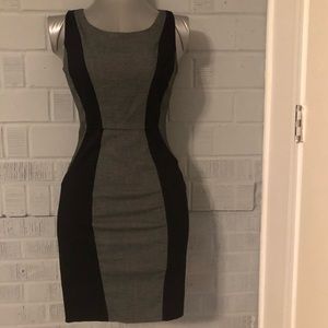 Gorgeous gray & black wiggle dress by xoxo sz 7/8